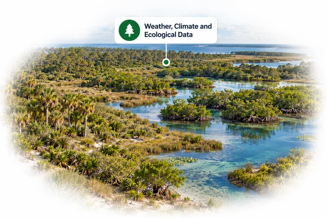 Weather, climate and ecological data
